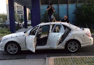 汽車、船模等大型物體掃描